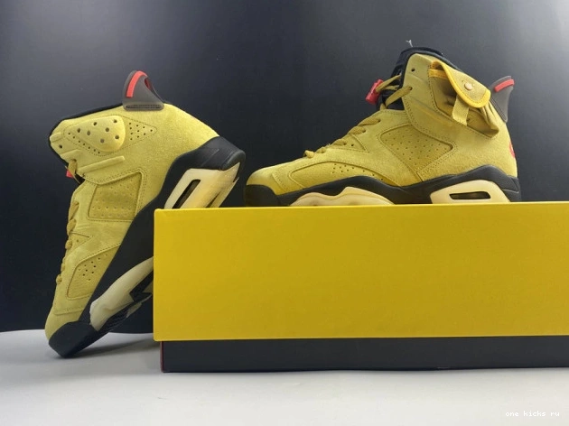 Rep Onekick YELLOW JORDAN SCOTT X CN1084-300 6 TRAVIS AIR 0622